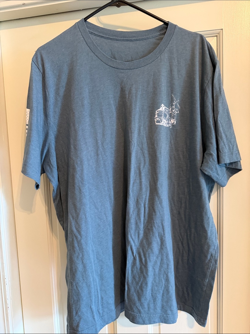 Men's Short Sleeve Crewneck T-Shirt - Slate Blue